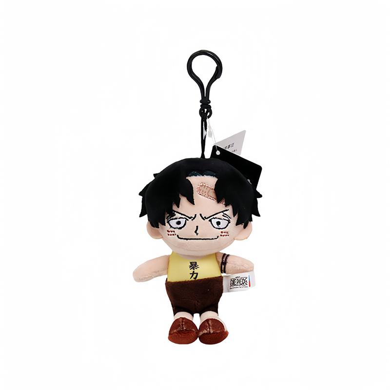 Plush Keychain Doll 12cm Luffy Tony Chopper Soft Stuffed Toy Backpack Ornaments Kawaii Plush Doll Pendant Best Gift