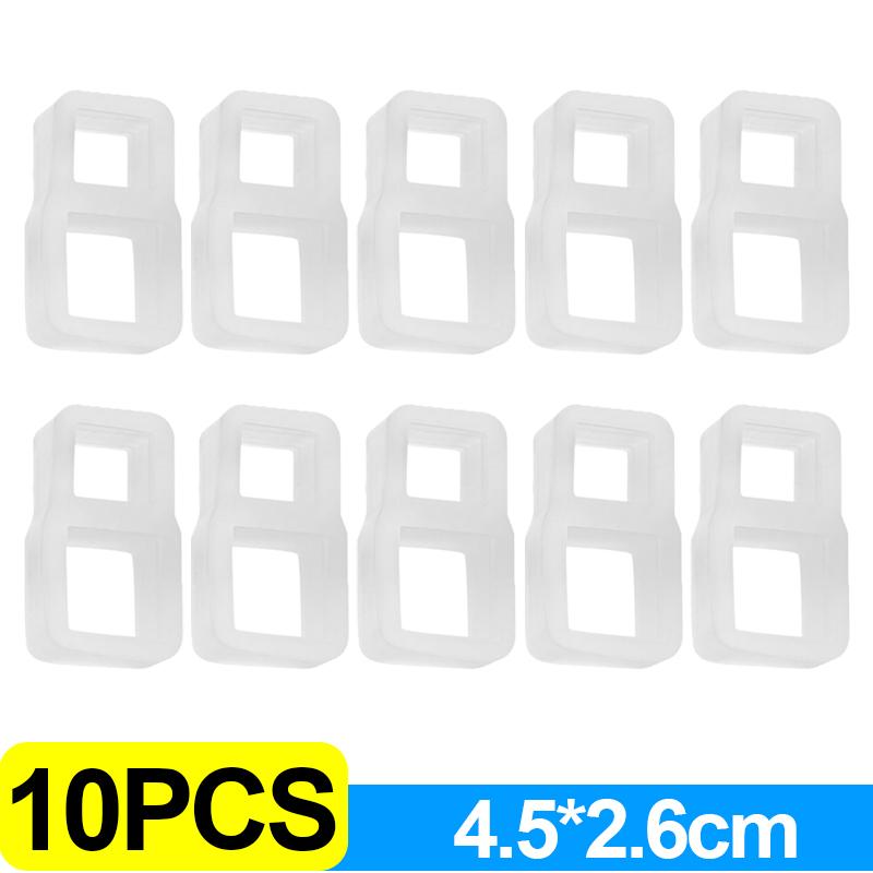 20/1 Stück Silikon Türstopper Wandschutz Türgriff Puffer Schutz Ohne Bohren Möbel Geschützte Pads Ringe Türstopper Stoßfänger