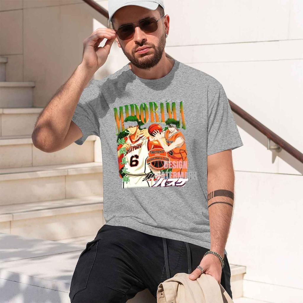 Anime Kurokos Basketball Tshirts d Mirima Vintage Washed Tshirt Retro Kagami Taiga Daiki Akashi T Shirt for Unisex New Model