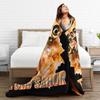 Tung Tung Tung Sahur Blanket Cover Flannel Italian Brainrot Meme Lightweight Thin Throw Blanket for Outdoor Travel Bedroom Quilt