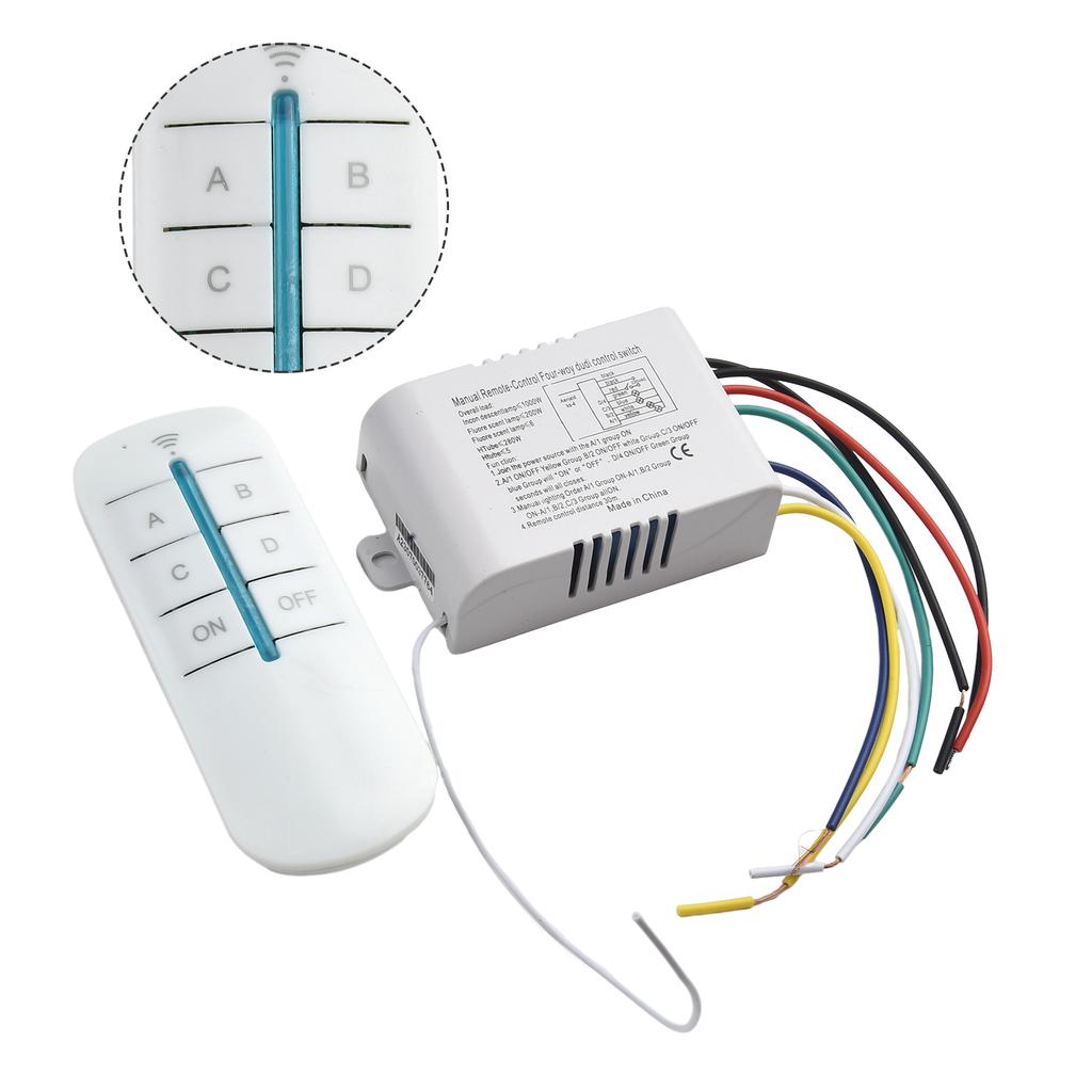 Switch Remote Control Passageway Receiver Garage Lighting Parts Stairs Transmitter Warehouse Wireless Hot Sale