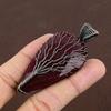 Ruby Natural Gemstone Handmade Copper Wire Wrap Jewelry Pendant 2.80" s3Q11