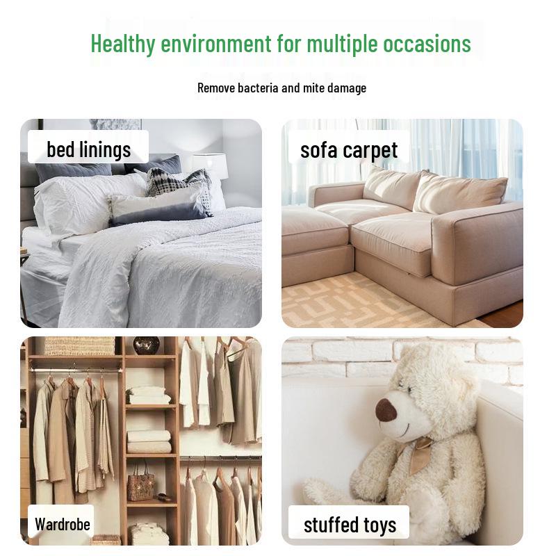 Sichuan Pepper No-Wash Mite Remover Spray for Bedding & Clothing - Safe for Pregnant Women & Infants