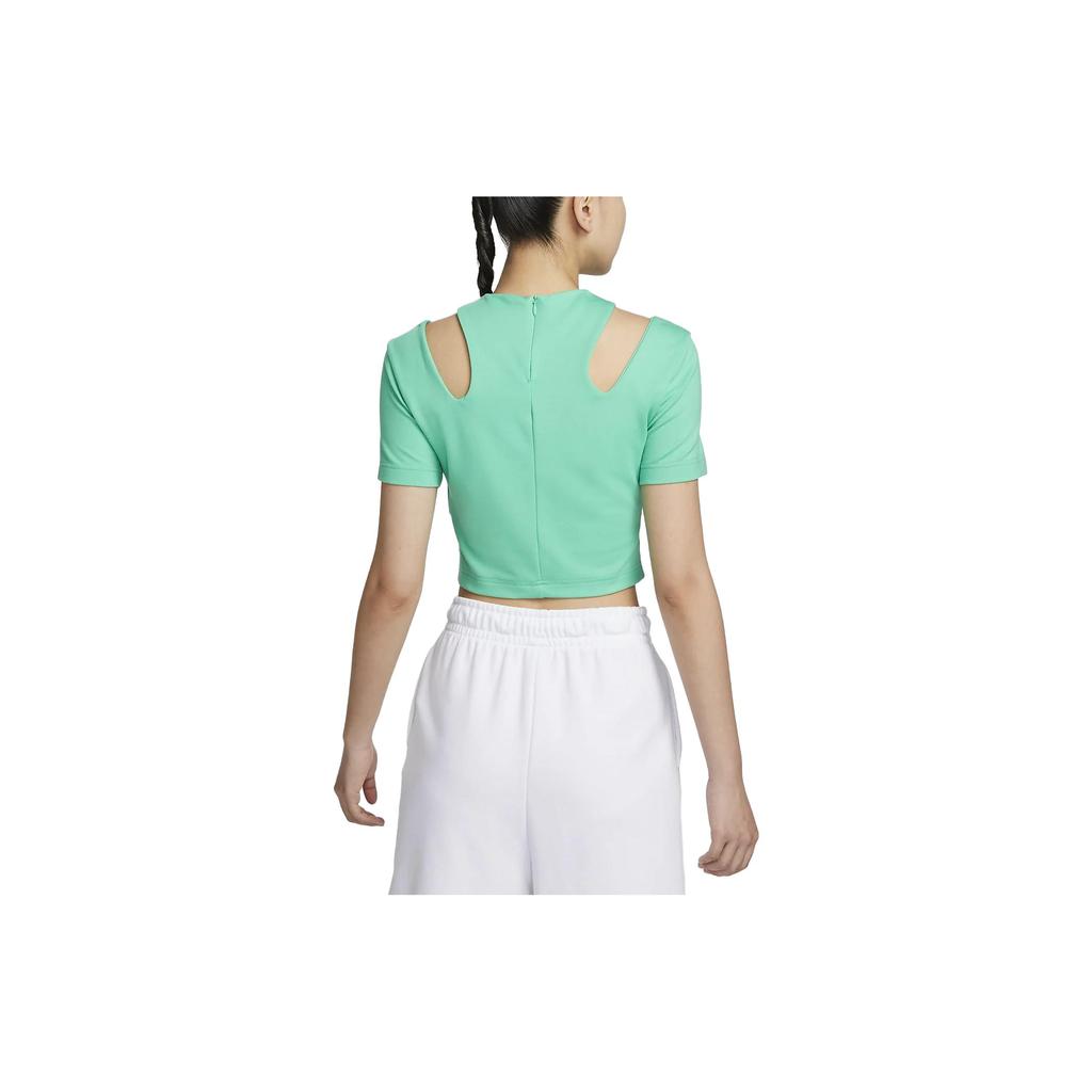 New Nike Crop Tops Women's Spring Green DV7963-363