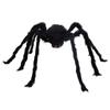 49Inch Large Halloween Spider Black Soft Realistic Spider Scary Props for Halloween Party Home Outdoor Yard & Indoor Decoration
