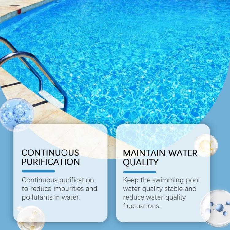 Clear Water Solution with Chlorine Tablets Use Friendly Pool Sanitation with Low Chlorine Tablets Safe for Home Hotel