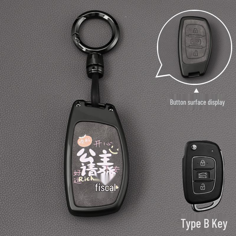 Compatible with Beijing Hyundai ix35, Key Cover for Langdong Elantra, Mingtu, Yue Dong, Ruina, Yuen Na, Festa, Sheng Alloy.