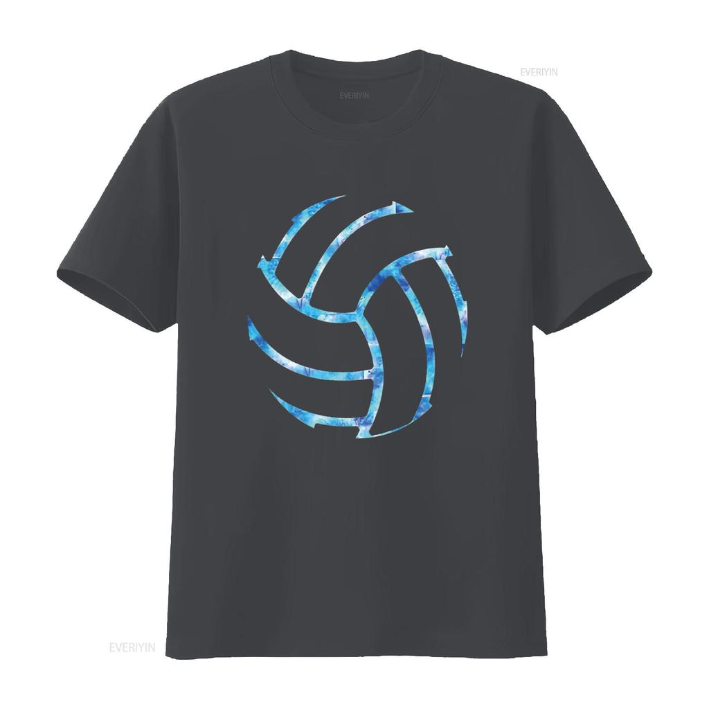 Volleyball stuff Kleidung Batik Geschenk für ein jugendliches Mädchen Spieler T-Shirt vintage gewaschenes Oberteil für den Alltag Streetwear Vielseitig