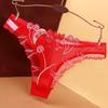 Women's Panties Lace Mesh Floral Embroidered Underwear Sheer Seamless See-Through Breathable Thong Transparent Underwear