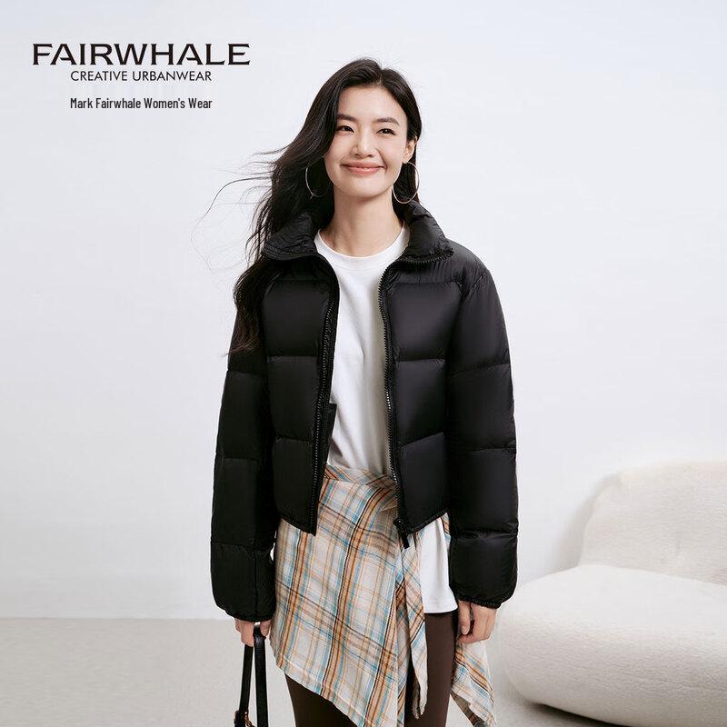 Mark Fairwhale Women's 2025 Windproof Stand-Collar Short Down Jacket