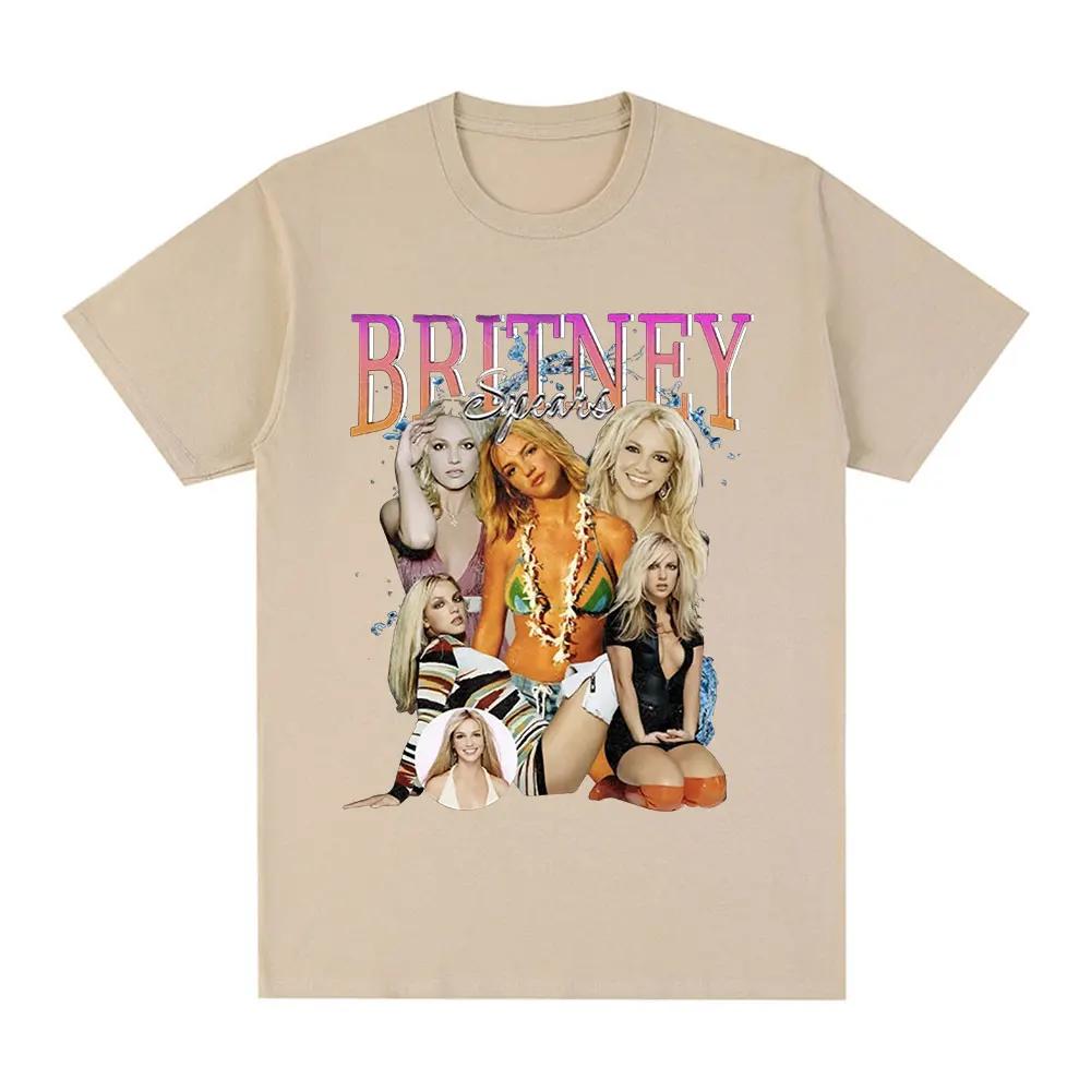 Britney Spears Fashion Aesthetic Graphic T Shirt 100% Cotton Casual T-shirts Harajuku Vintage Short Sleeve Tee Shirt Unisex