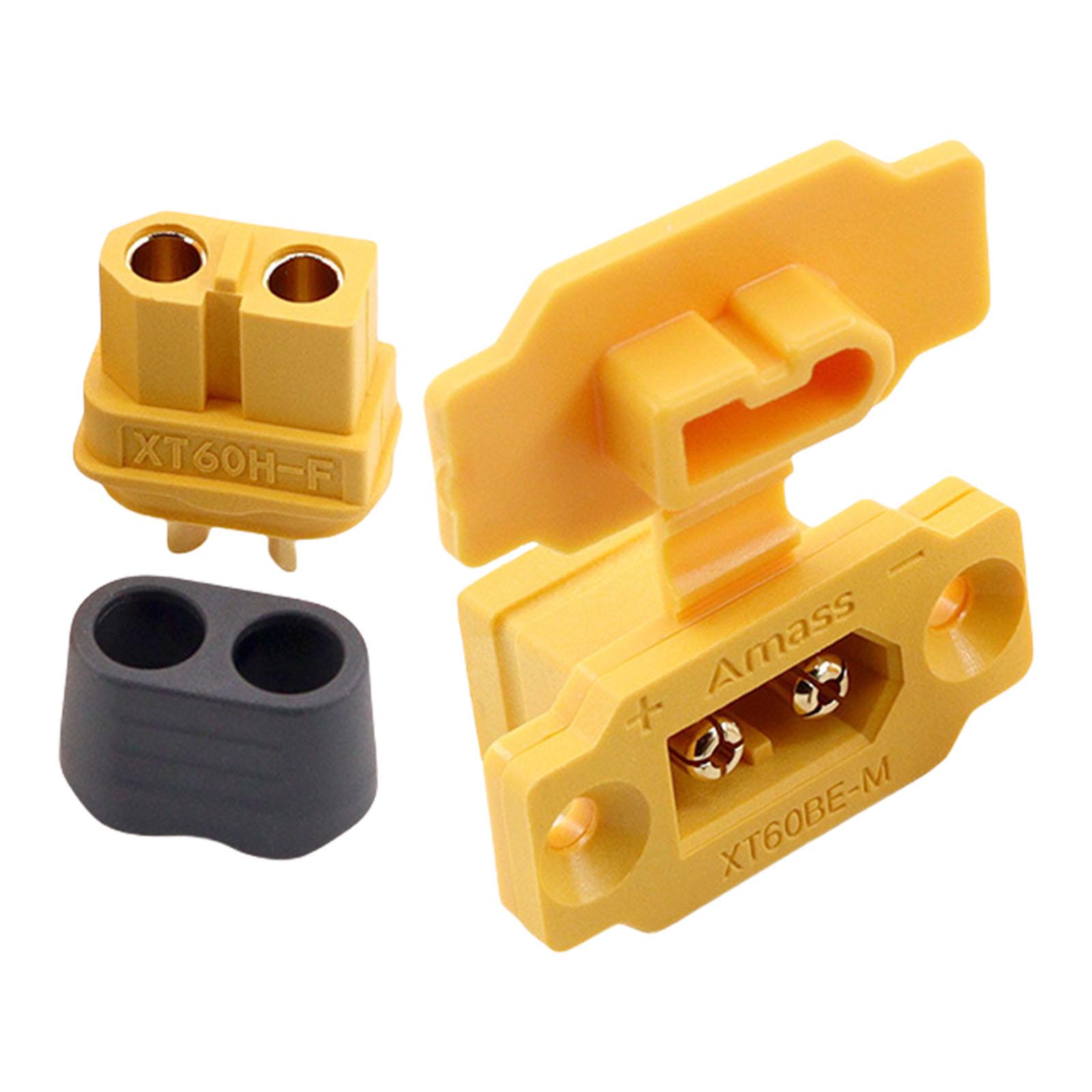 

Водонепроникна кришка для штекера XT60BE M забезпечує чудовий захист від вологи для роз ємів у суворих умовах. жовтий