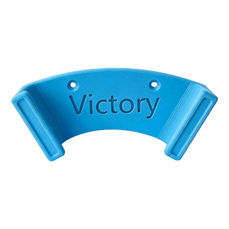 Wall Mounted Tennis And Pickleball Rack Holder With Secure Clip For Space Saving Storage 4 Color Available