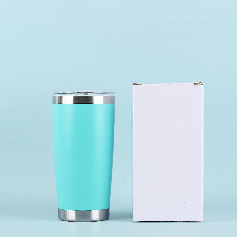 Font Back LOGO Text  Cute Thermos Bottle Tumbler 20OZ Car Mug Beer Wine Milk Water Thermal Cup Portable Sport Water Bottle Gift