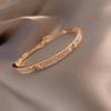 European & American Rhinestone Round Buckle Retro Bracelet – Korean Ins Niche Design, Light Luxury for Women