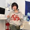 [Blur Alphabet Hoodie] Unisex Oversized Fit