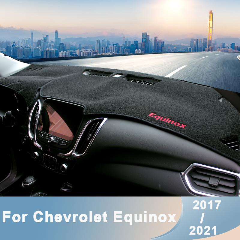 For Chevrolet Equinox 2017 2018    2022 LHD Car Dashboard Cover Sun Shade Mats Anti-UV Pad Carpet Trim Accessories