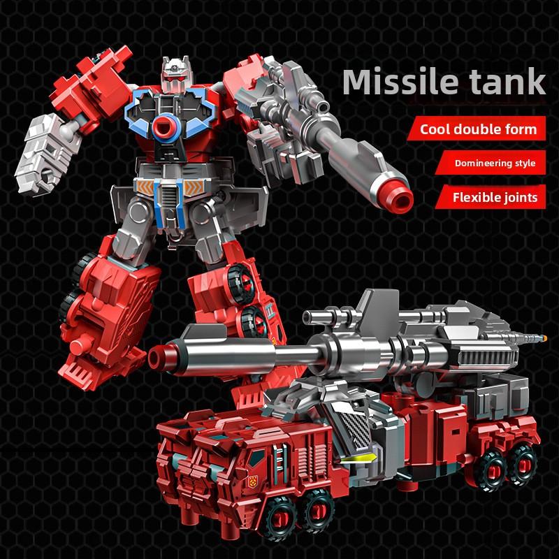 Children's Deformation Car Toy Diamond Alloy Hercules Genuine All-in-one Robot Figure Boy Can Be Deformed