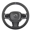 Car Steering Wheel Cover Microfiber Leather Wrap  Accessories For Volvo XC90 V90 V60 XC60 V40 EC40 EX40 S80 S60 S90 C40 Keychain
