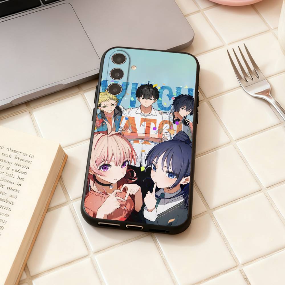 HOT Anime W-Witch Watch  phone Case For Samsung Galaxy A73,A72,A71,A70,A53,A52,A51,Others Soft Black Shell Samsung a52