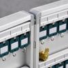 Aluminum Alloy Key Cabinet | Writable Identification Labels, Textured Metal Panel, WallMounted