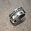 Anillo de Temperamento de Olas Onduladas de Diseño de Nicho para Mujer Estilo Ins Moda Simple Retro Anillo Abierto de Trabajo Pesado Anillo Minimalista Delicado para Uso Diario Casual