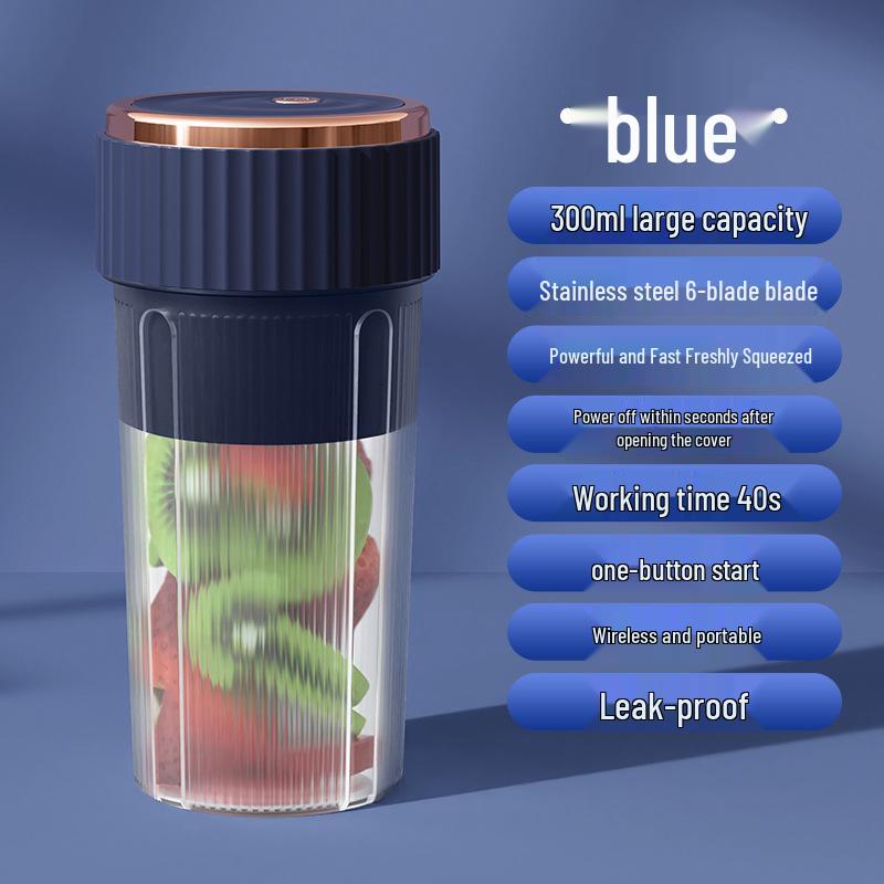 Rechargeable Portable Juicer Cup with Straw, Large Capacity for Fruit & Ice Crushing, Perfect Gift