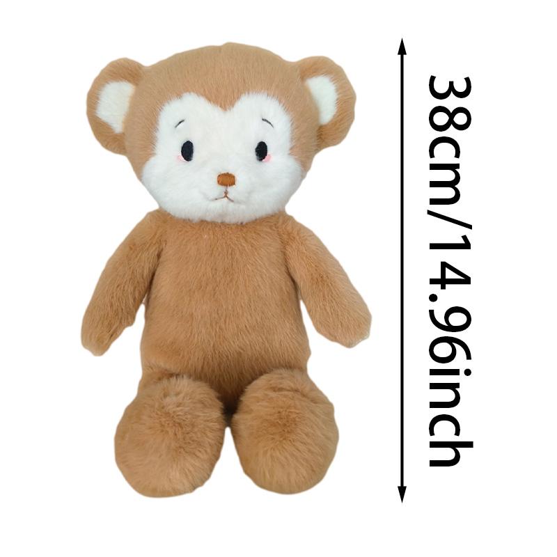 38cm Cartoon Plush Monkey Plush Doll High Quality Monkey Plushie Toys Animal Stuffed Pillow Home Decoration Gift For Children