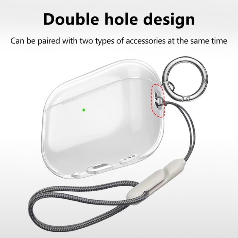Funda de Silicona Suave para Auriculares Carcasa de TPU Protectora a Prueba de Polvo Resistente al Agua Funda Protectora Manga de Prevención de Daños