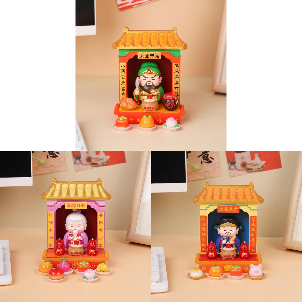 Resin God Statue Gift For Office Home Decor With Wealth God Figurine For Celebrations And Gifts