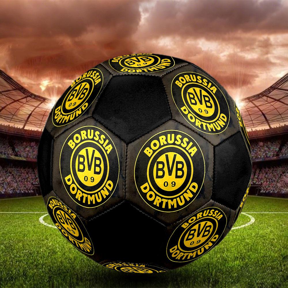 1pc Borussia Dortmund Soccer Ball Size 5 Indoor Soccer Ball Fashion Colorful Backyard Game - Great For Sports Fans Gift HE14