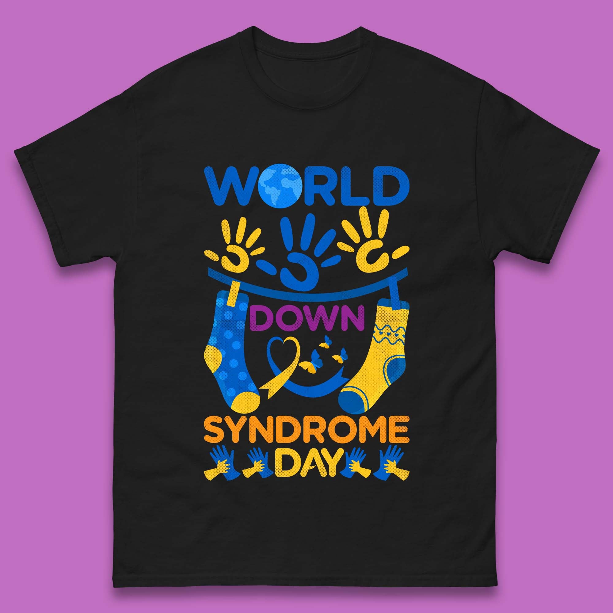 World Down Syndrome Day Mens T-Shirt Womens Tops Tees S
