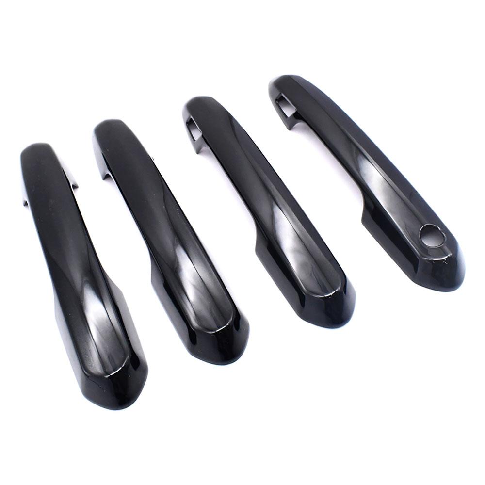 

Глянцевый черный для Toyota Rav 4 2019-2025 с (2 Умные замочные скважины) Накладка на ручку двери, декоративная защитная крышка, накладка, аксессуары