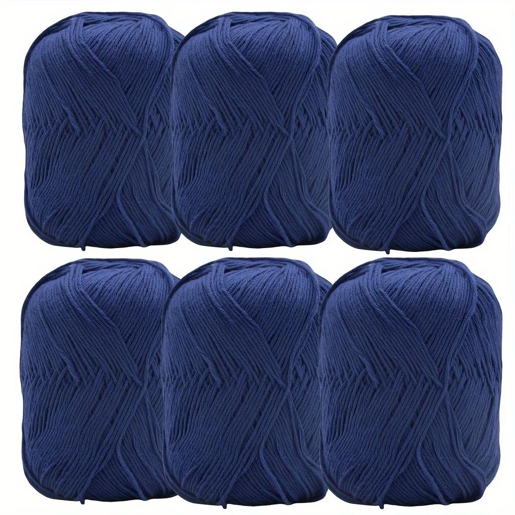 100% Cotton Yarn for Crocheting and Knitting, Medium-Weight DIY Craft Yarn for Sweaters,Scarves,Hats,Gloves - 50g/170m Per Skein