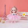 16cm Doll Set Dress Up Girl Toy Princess Doll Play House Birthday Gift Accessories