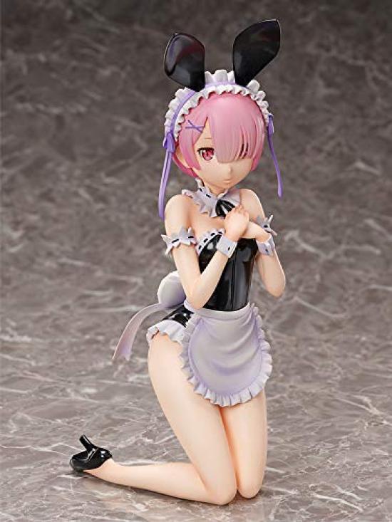 Life in Another Ram Bare Leg Bunny Scale PVC Painted Complete Figure ReZERO -Starting World- Ver. 1/4
