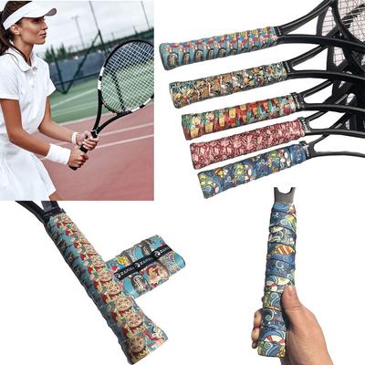 Shock Absorption Tennis Paddle Fishing Rod Sweatband Badminton Racket Overgrips Frosting Printing