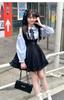 XHSUKADO Black Mini Skirt with Heart Back and and This Skirt Is Perfect for Students and Provides a Stylish French Girly Available In Size for and