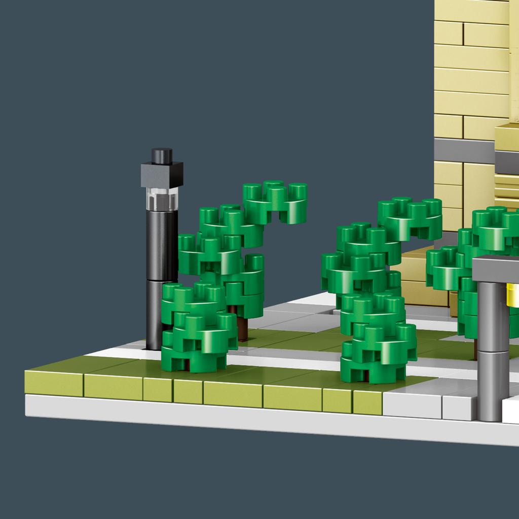 KNEW BUILT Arc Triomphe Micro Mini Building Blocks for Adult Architecture Toys Euro Famous Construction Bricks Kids Gift