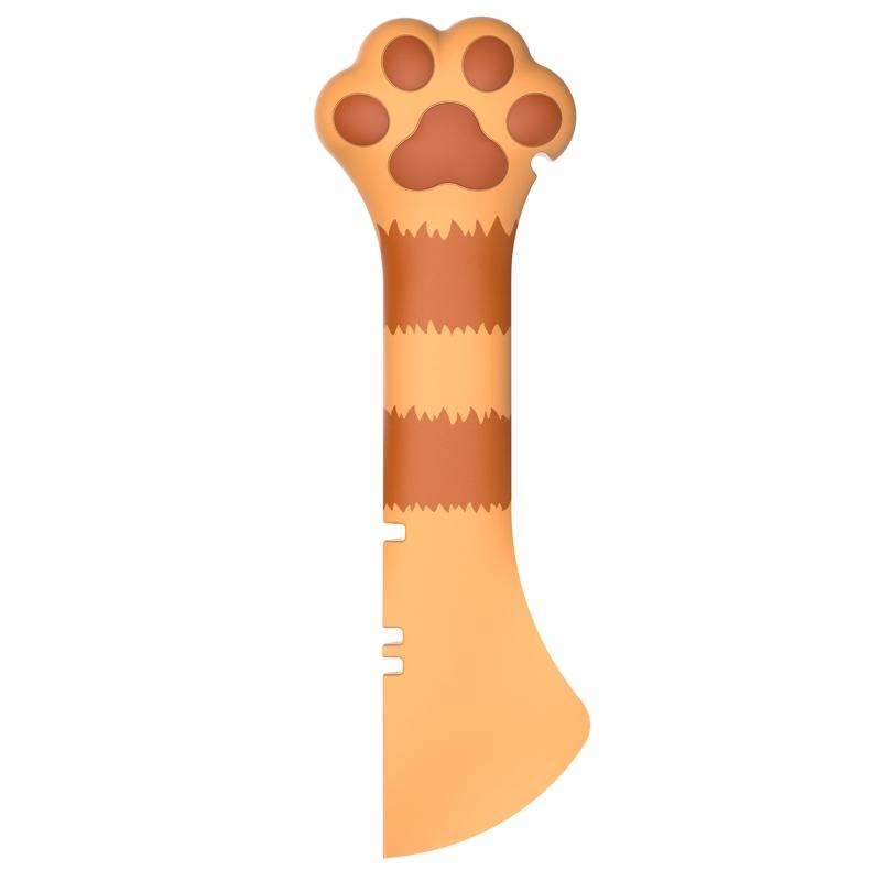 Cats Can Spoon Pet Wet Food Can Opener Safe Silicone Scoop for Dog and Cats Cans Pointed Angle for Easy Scooping