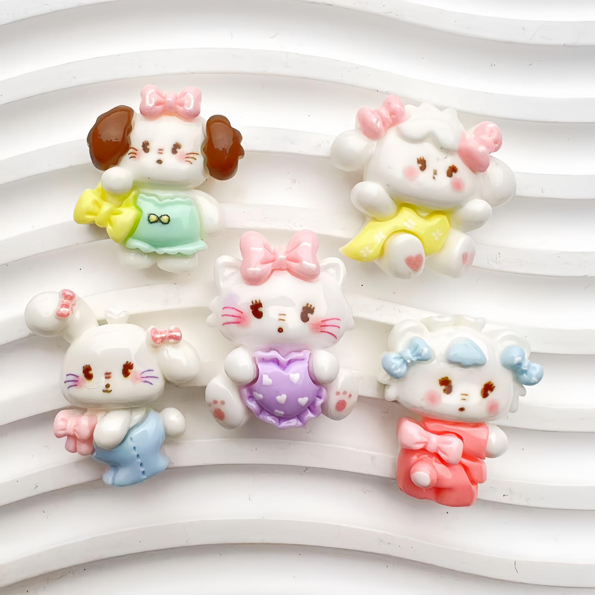 

«Мультяшные яркие сменные смоляные аксессуары для самодельных украшений, заколок для волос, чехлов для телефонов, чашек и магнитов на холодильник»