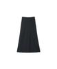 320SHOWROOM H-Line Slit Long Skirt Charcoal