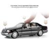 1/24 Mercedes Benz W140 S320 Diecast Classic Car Model Sound & Light Kids Gift