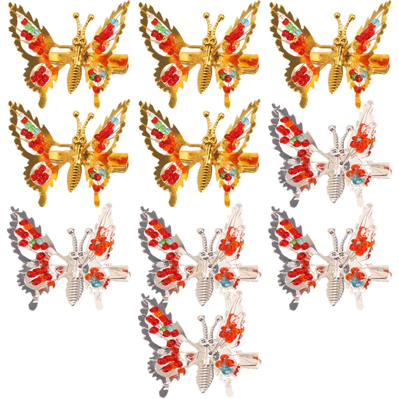 Move The Butterfly Spring Hair Clip Little Girl Super Girl Broken Duckbill Clip Hair Accessories