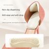 T Shape Sponge Heel Stickers Shoe Cushion Heel Protector for Shoes High Heels Inserts Heel Pads Shoe Adjuster Women Half Insoles