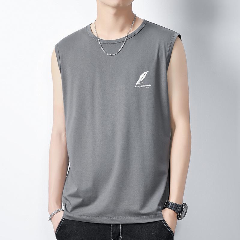 Men's Quick-Dry Ice Silk Tank Top - Cool, Lightweight, Sleeveless Fitness Shirt