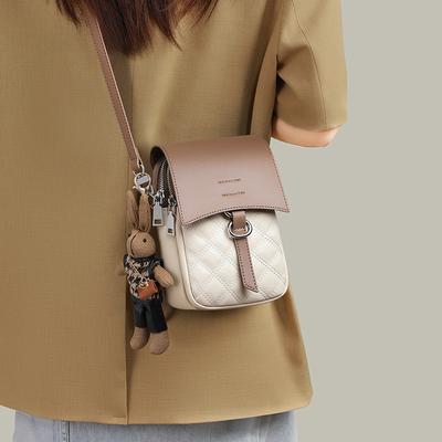 Women's Mobile Phone Leather Bag Crossbody Bag Mini Fanny Pack Small Body Bag