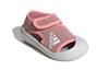 Adidas Comfortable Slip Resistant Cushioning Abrasion Resistant Low top Toddler Shoes Pink White Infant And Toddler FV8894
