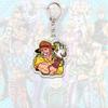 JoJo's Bizarre Adventure Acrylic Keychain Stardust Crusaders Star Platinum Bag Decor Pendant Keyring Accessories Festival Gift