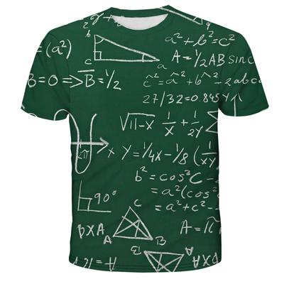 New 3D Print Causal Clothing Equation Fashion Men Women T-shirt Plus Size Size S-7XL